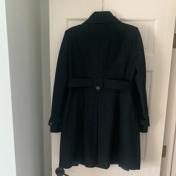 laundry by Shelly Segal Black/Gray Wool Coat - Size 8 - Picture 8 of 15